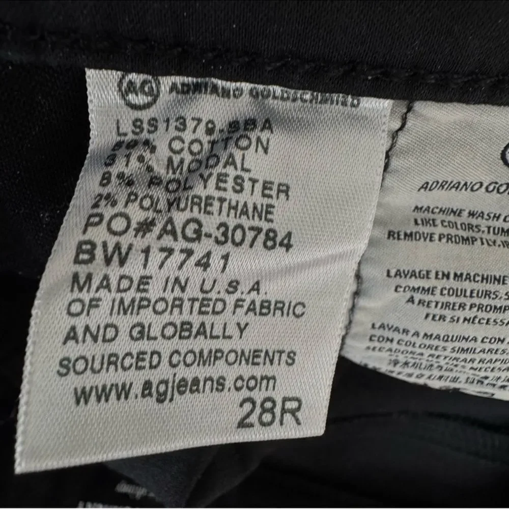 AG Adriano Goldschmied FARRAH SKINNY High Rise Skinny Cotton Modal Blend Pants